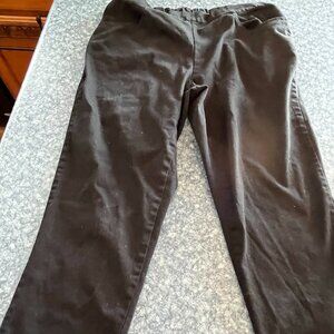 White Stag Black Women's pants - XL Petite (16-18) 97%cotton